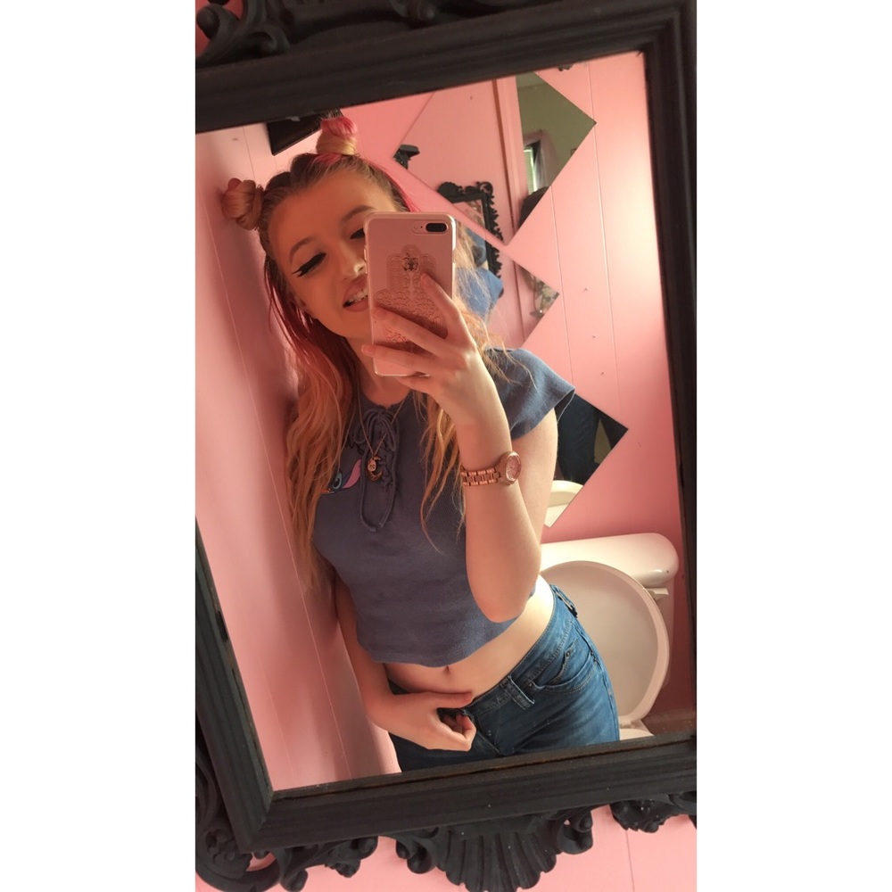 Stitch crop top